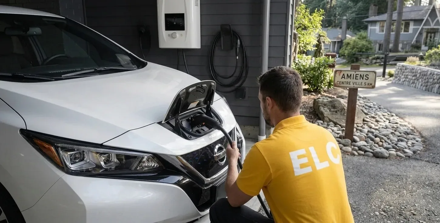 Borne de recharge IRVE à Dammarie-les-Lys