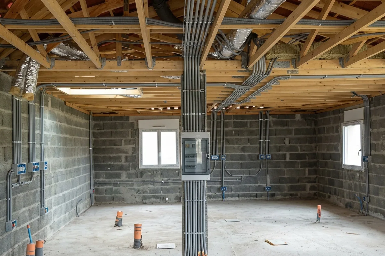 Installation électrique neuve et rénovation à Dammarie-les-Lys — après (chantier 3)