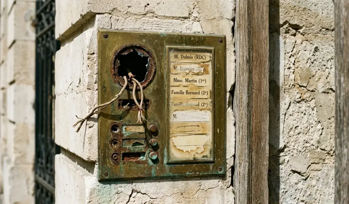 Interphone et visiophone à Dammarie-les-Lys — avant (chantier 5) Interphone et visiophone à Dammarie-les-Lys — avant (chantier 5)
